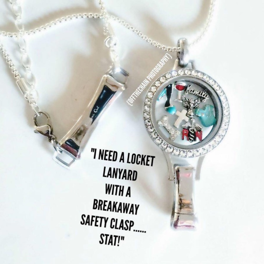ORIGAMI OWL 🤍 Silver Lanyard Breakaway Clasp NIP - Picture 7 of 7